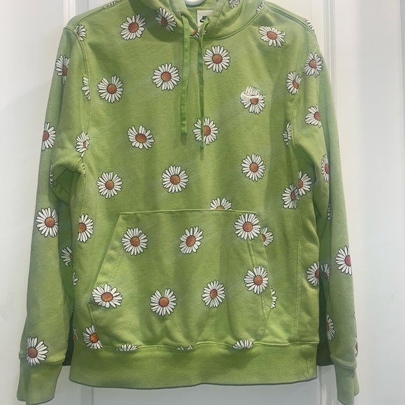 Nike Other - Nike Sportswear French Terry Floral Daisy Essentials Hoodie